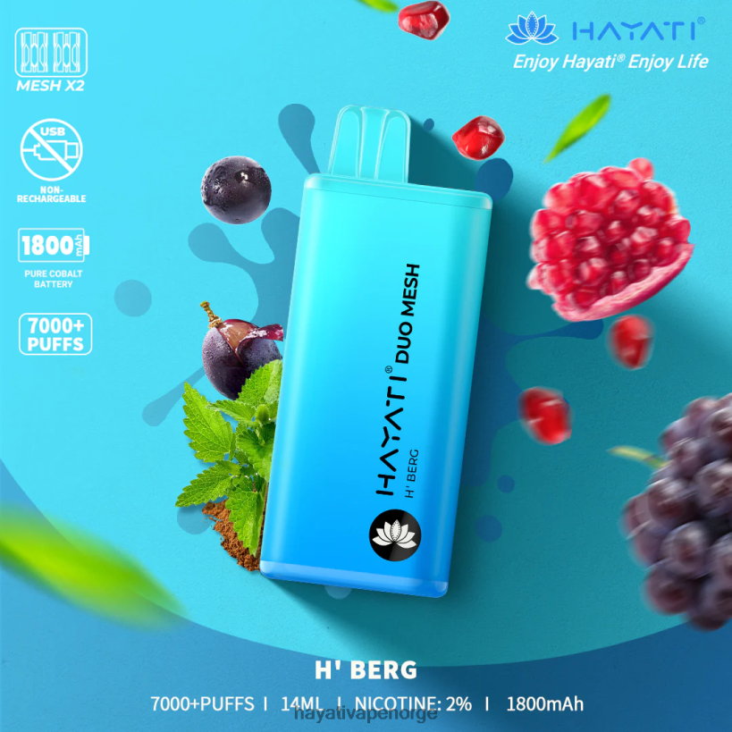 Hayati Duo Mesh engangs HB4400171 h'berg Hayati norge