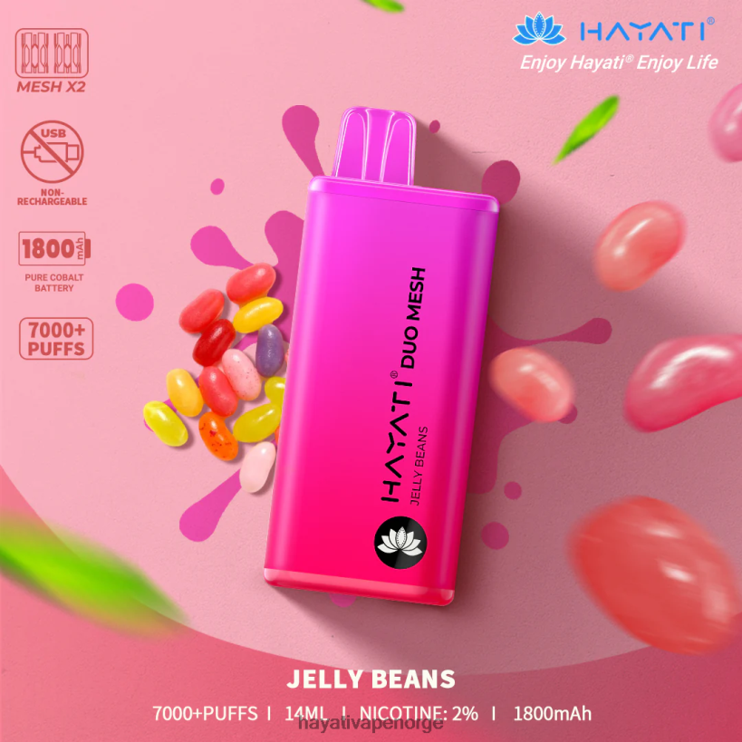 Hayati Duo Mesh engangs HB4400172 gelé bønner Hayati oslo