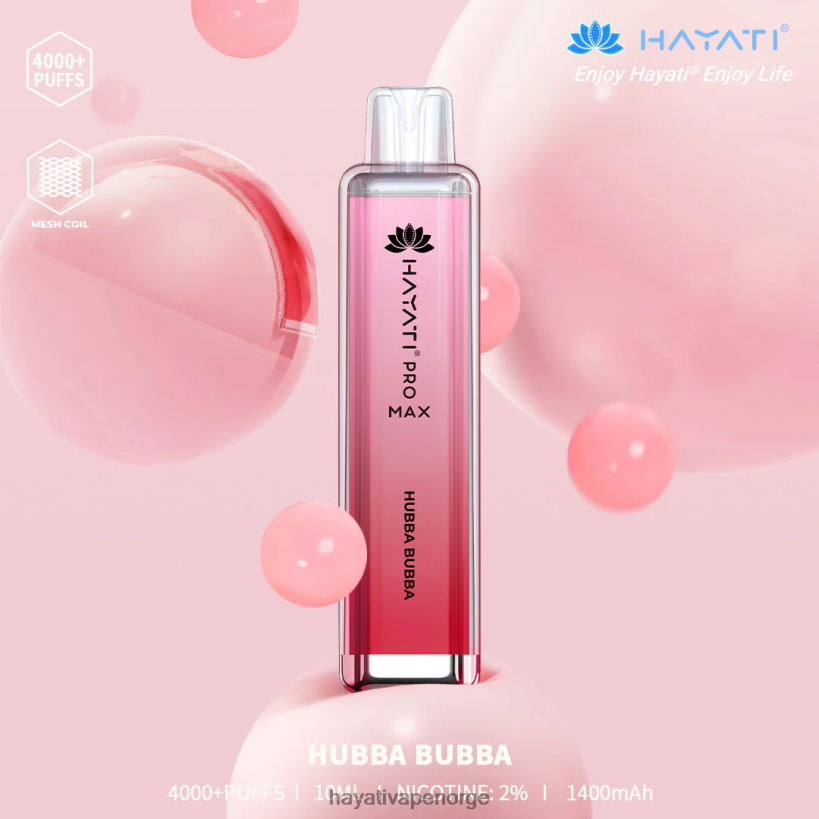 Hayati Pro Max engangs HB4400106 hubba bubba Hayati vape review
