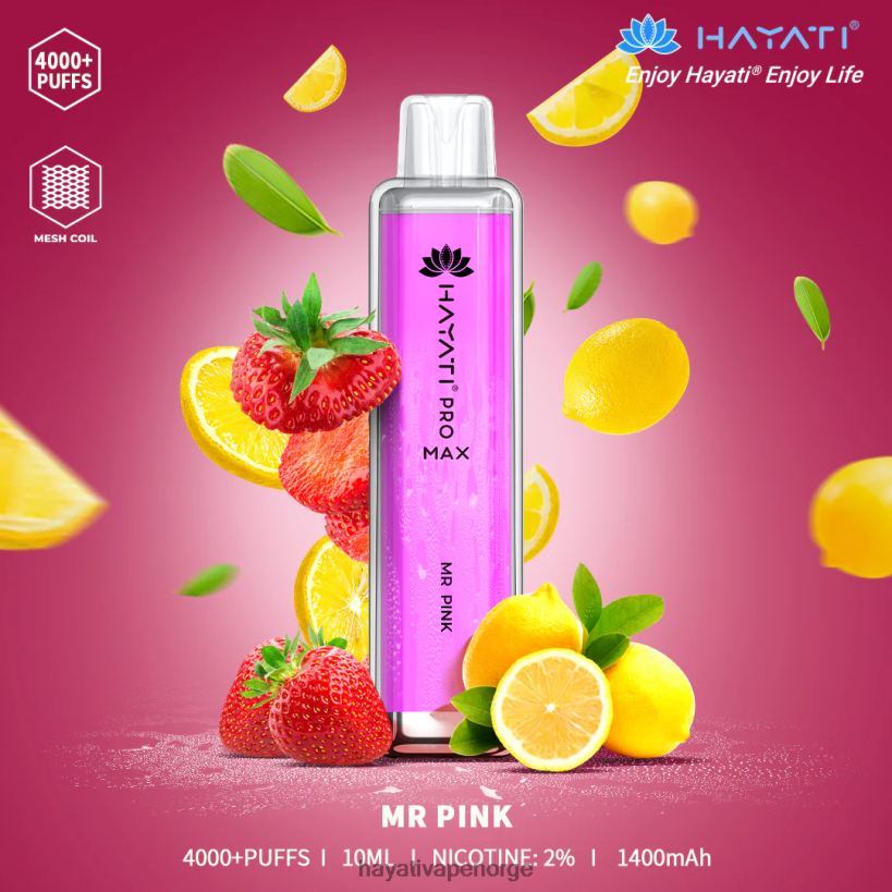 Hayati Pro Max engangs HB4400135 mr rosa Hayati vape near me