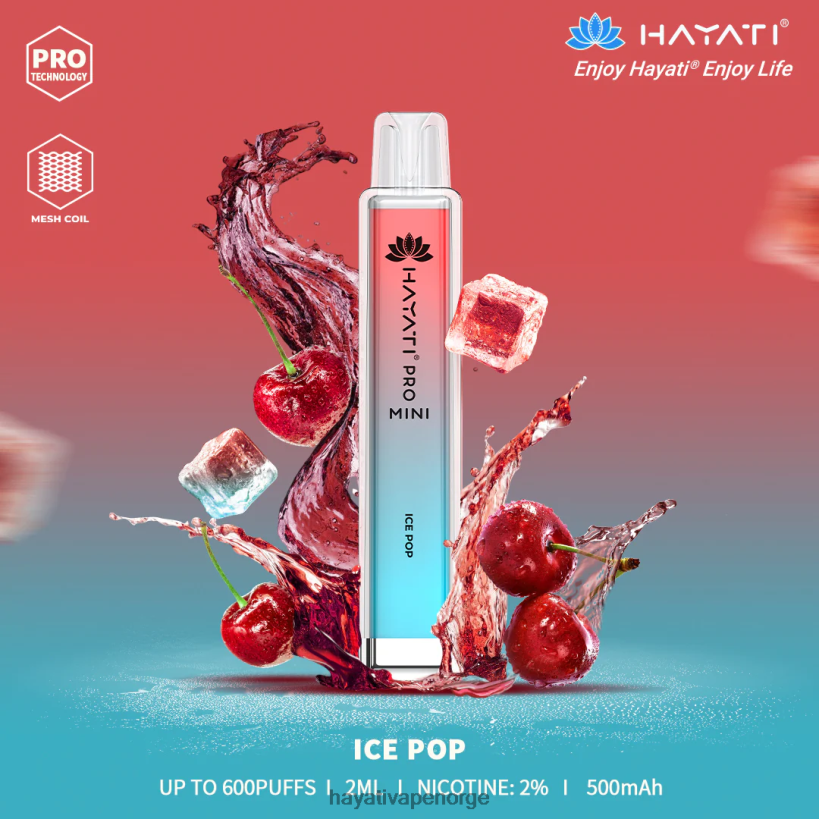 Hayati Pro Mini engangs HB440018 ispinne Hayati flavour list