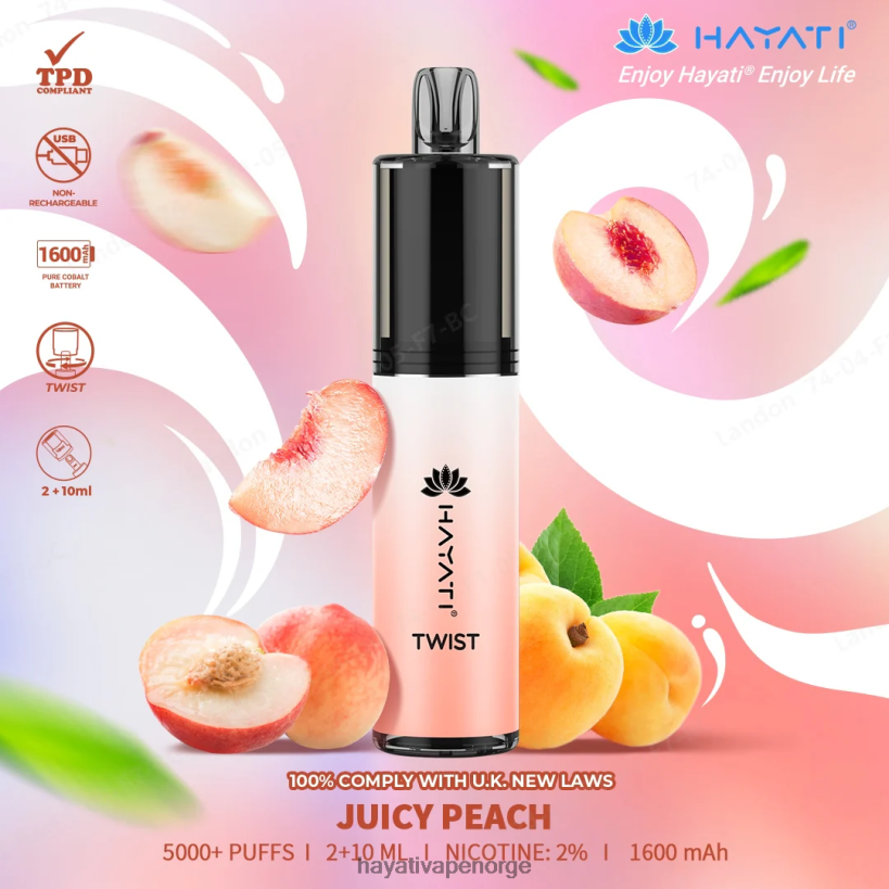 Hayati Twist engangs HB440072 saftig fersken Hayati oslo