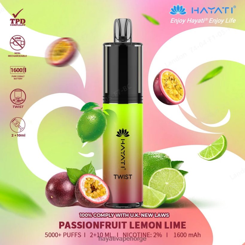 pasjonsfrukt sitron lime