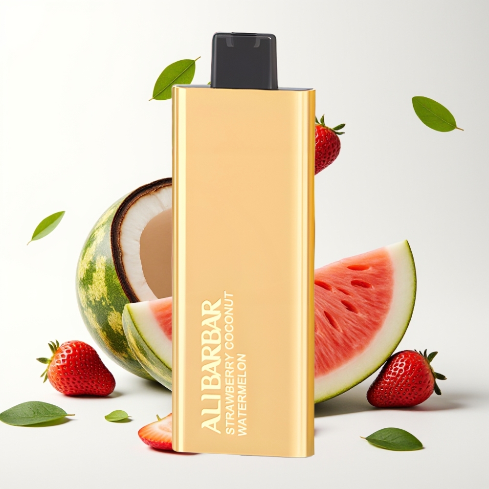 Alibarbar Pandora 7000 Puffs 17 ml Jordbær Kokos Vannmelon