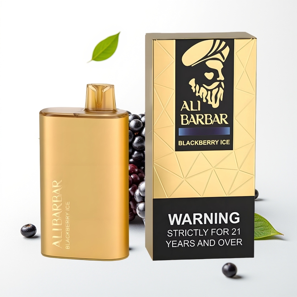 Alibarbar Rich 8000 Puffs 20ml 2000mAh Engangsdamper Bjørnebær Is