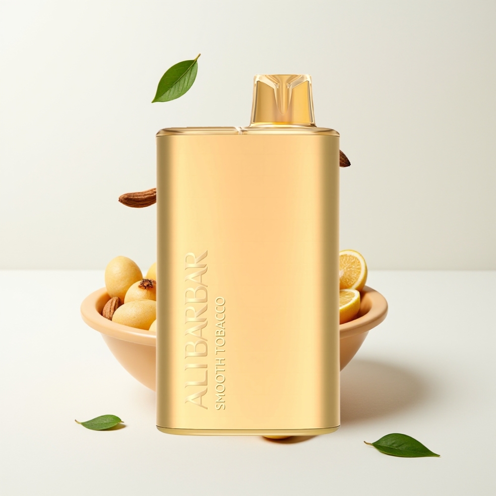 Alibarbar Rich 8000 Puffs Engangsdamp med 20ml Veske og Myk Tobakk