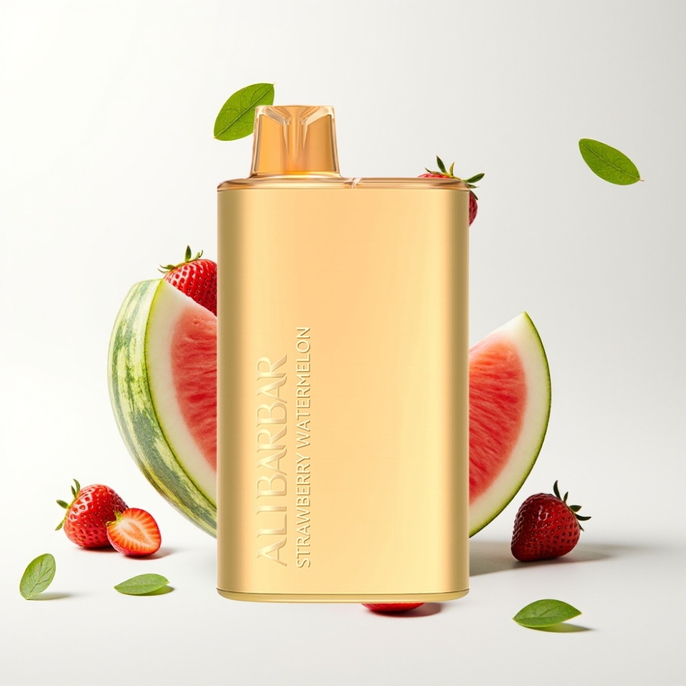 Alibarbar Rich 8000 Puffs Engangsvaper Jordbær Vannmelon 20ml 2000mAh