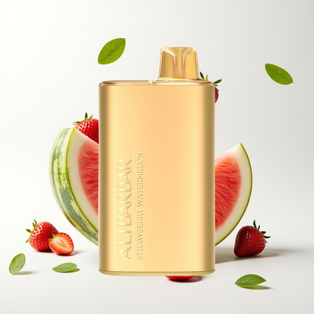 Alibarbar Rich 8000 Puffs Engangsvaper Jordbær Vannmelon 20ml 2000mAh