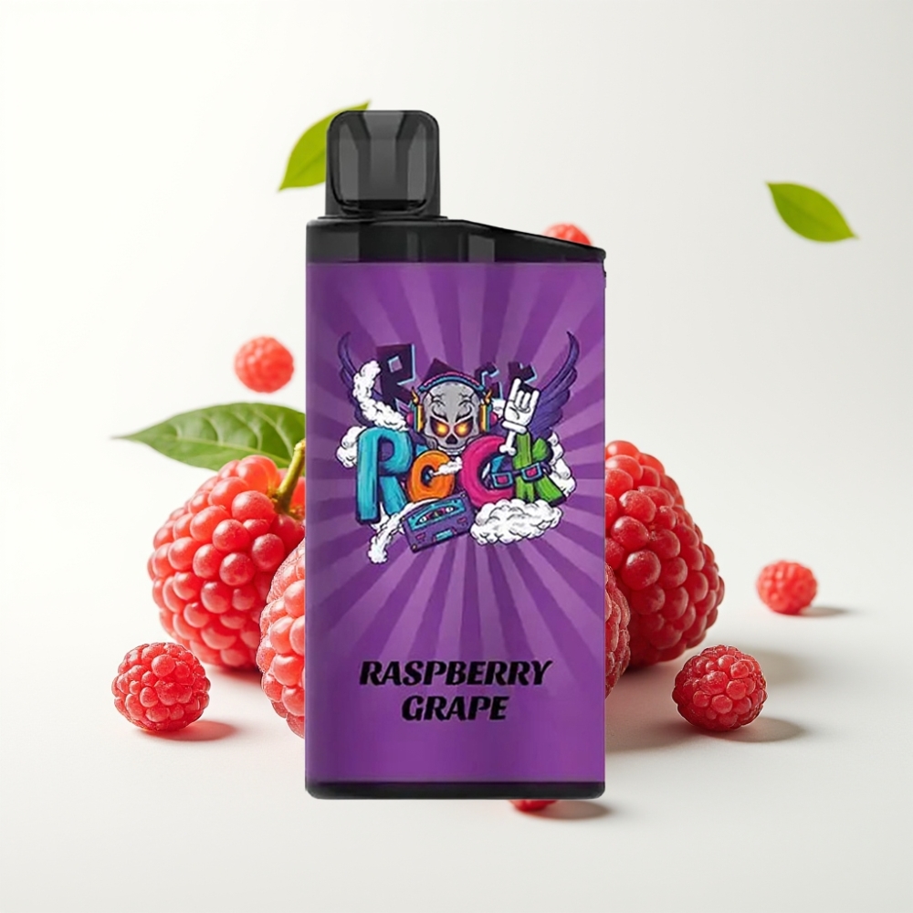 IGET Bar 3500 Puffs 1400 mAh 1.2 Ohm Mesh Bringebær Drue