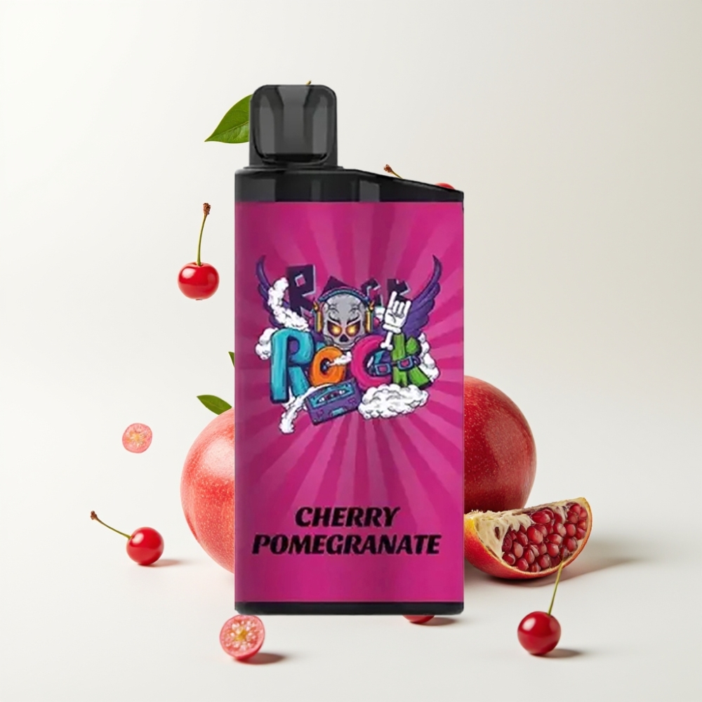 IGET Bar 3500 Puffs 1400 mAh 1.2 Ohm Mesh Kirsebær Granateple