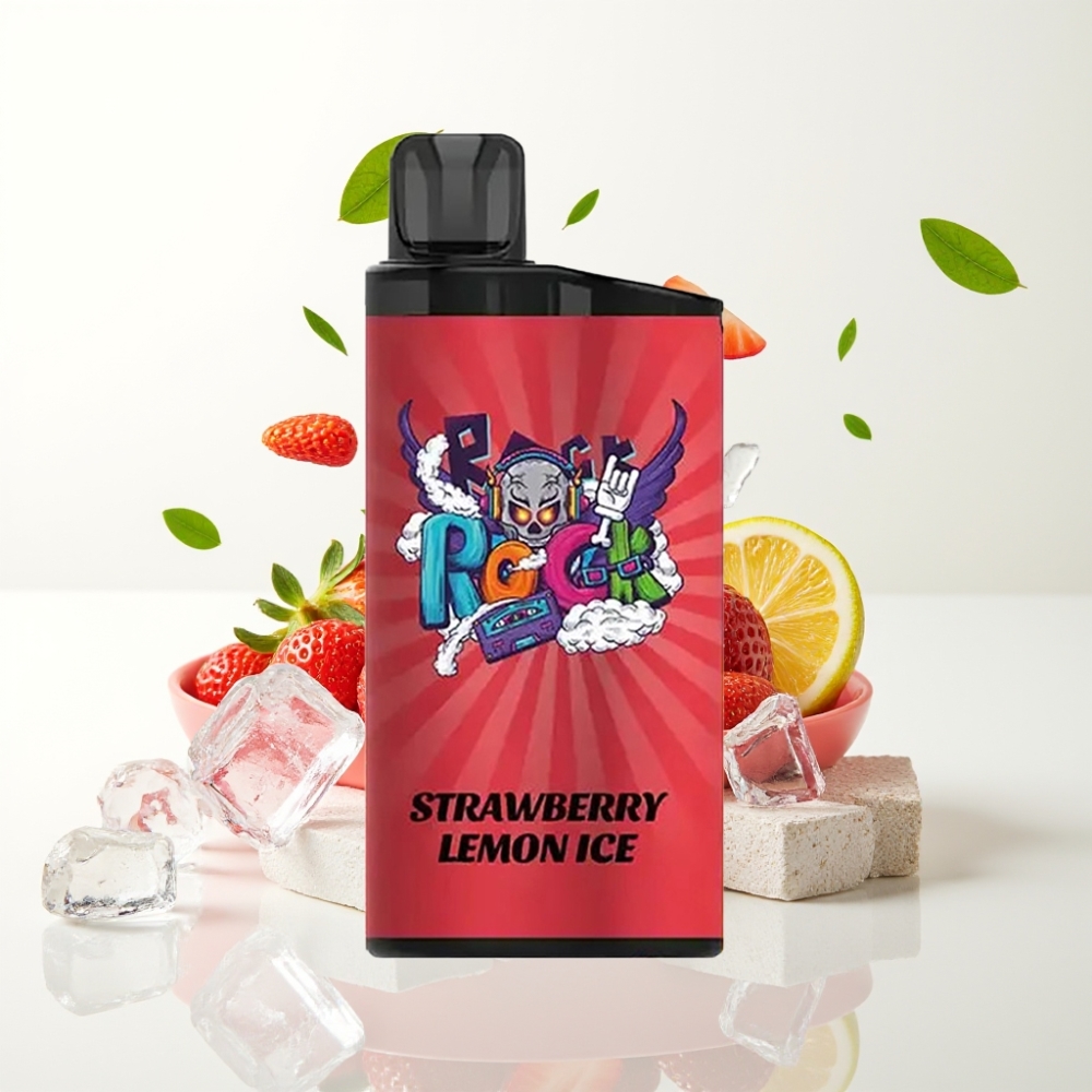 IGET Bar 3500 Puffs 1400 mAh Jordbær Sitron Is