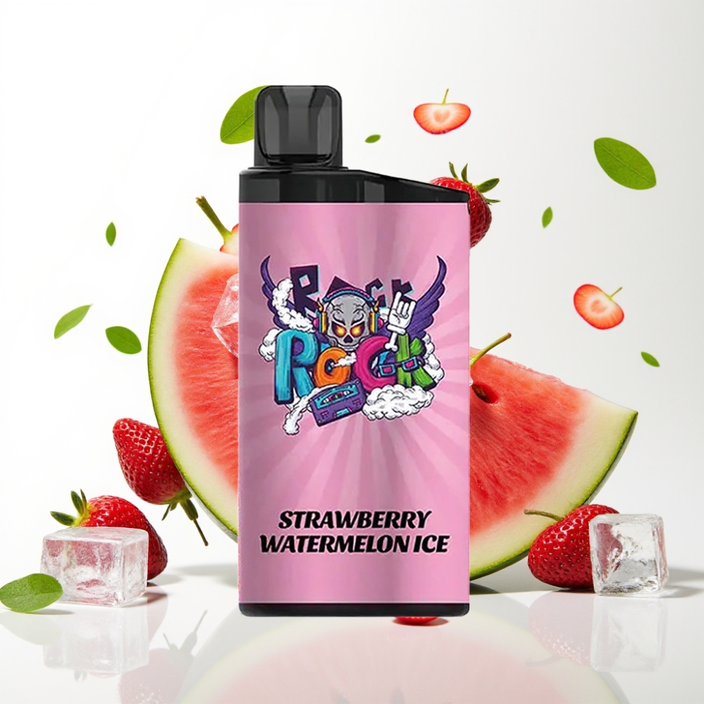 IGET Bar 3500 Puffs 1400 mAh Jordbær Vannmelon Is
