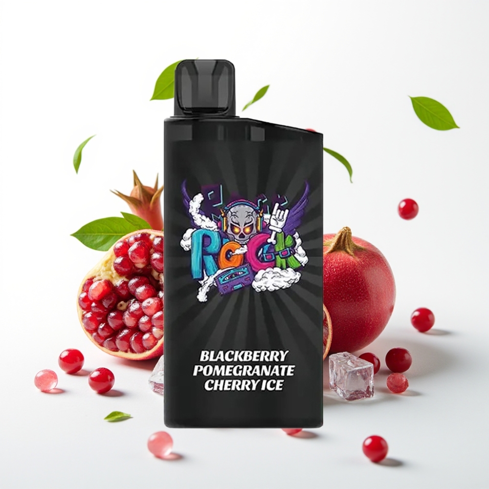 IGET Bar 3500 Puffs 1400 mAh Svartbære Granateple Kirsebær Is