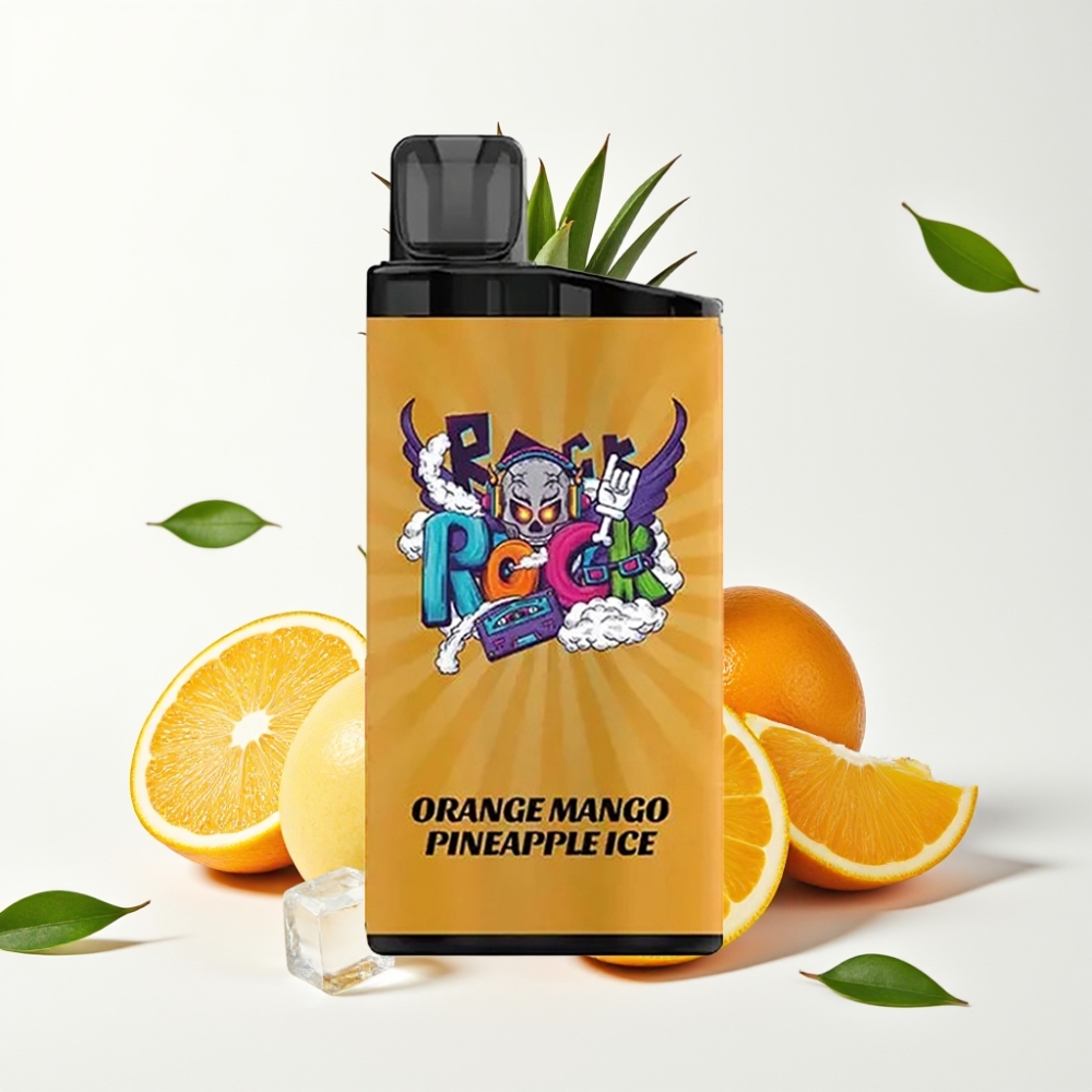 IGET Bar 3500 Puffs 1.2 Ohm Mesh Coil 1400 mAh PC+ALU Appelsin Mango Ananas Is