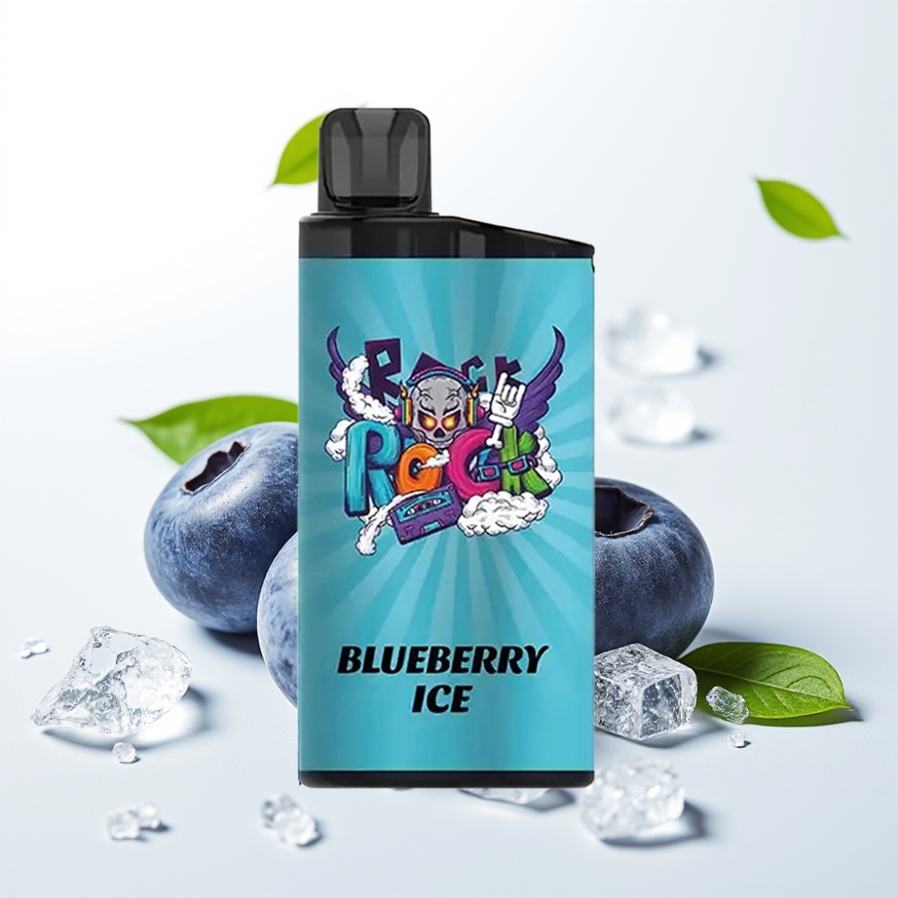 IGET Bar 3500 Puffs Blåbær Is 1.2 Ohm Mesh 1400 mAh PC+ALU