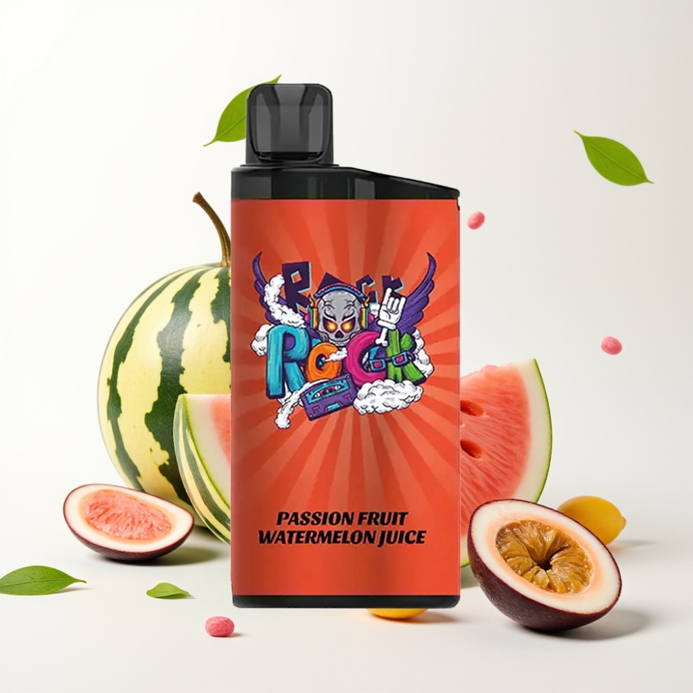 IGET Bar 3500 Puffs Passionfrukt Vannmelon Juice 1,2 Ohm Mesh Coil 1400 mAh PC+ALU