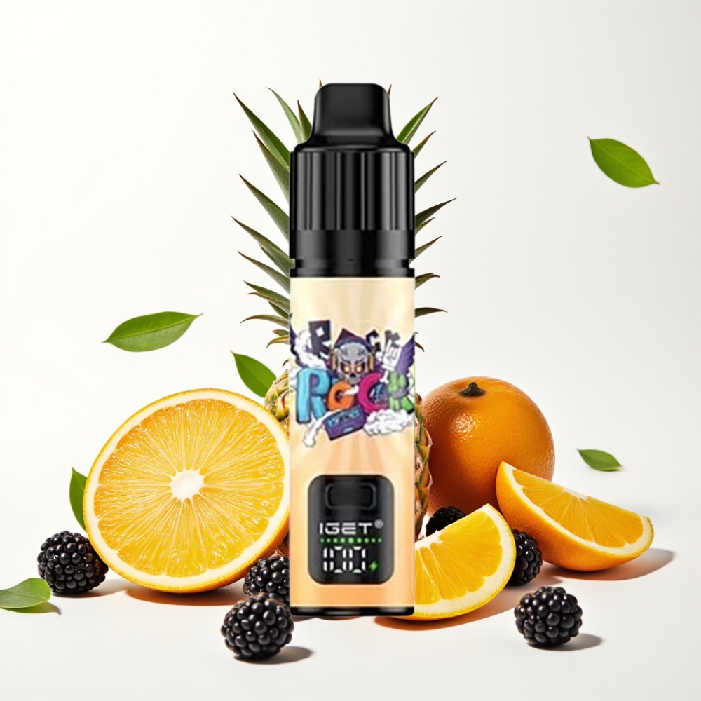 IGET BAR PLUS S3 POD 10000 Puffs 18 ml Svartbjørn Ananas Appelsin