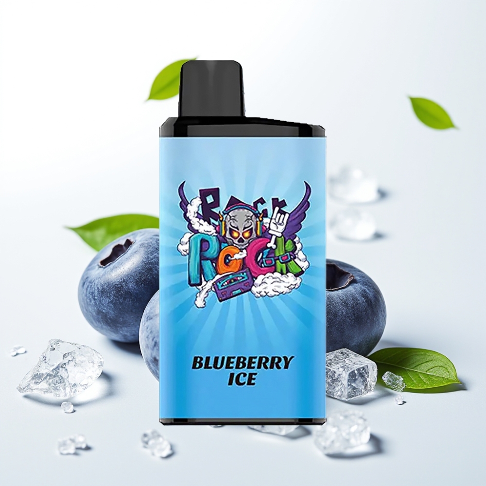 IGET Bar Pro 10000 Puffs Blåbær Is 44.1x22.5x96.5 mm 2000 mAh 1.2 Ohm Mesh Coil PC+ALU 93 g