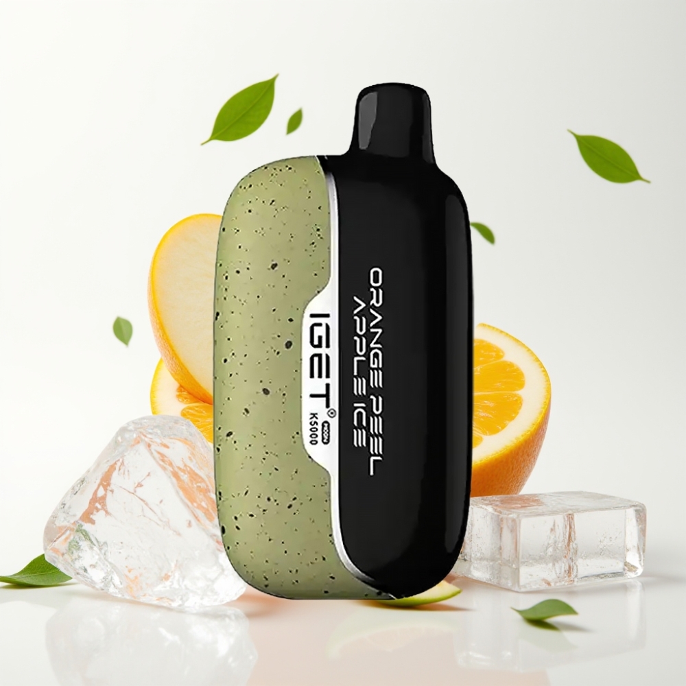 IGET Moon K5000 Puffs 81.5g PC 1.35Ω Appelsinskall Eple Is