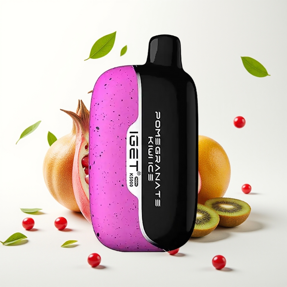 IGET Moon K5000 Puffs 81.5g PC 1.35 Ohm Granate Kiwi Is