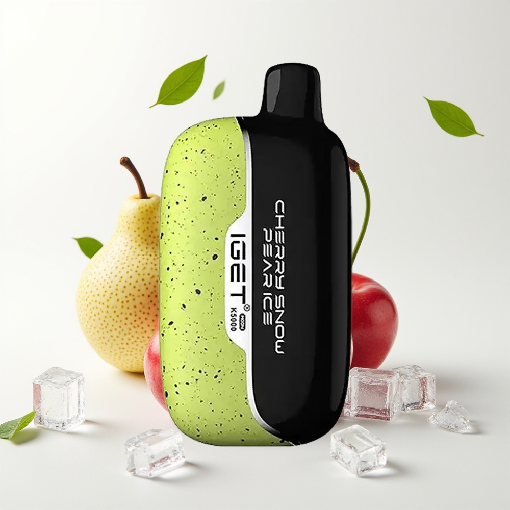 IGET Moon K5000 Puffs 81,5g PC 1,35 Ohm Kirsebær Snøpear Is