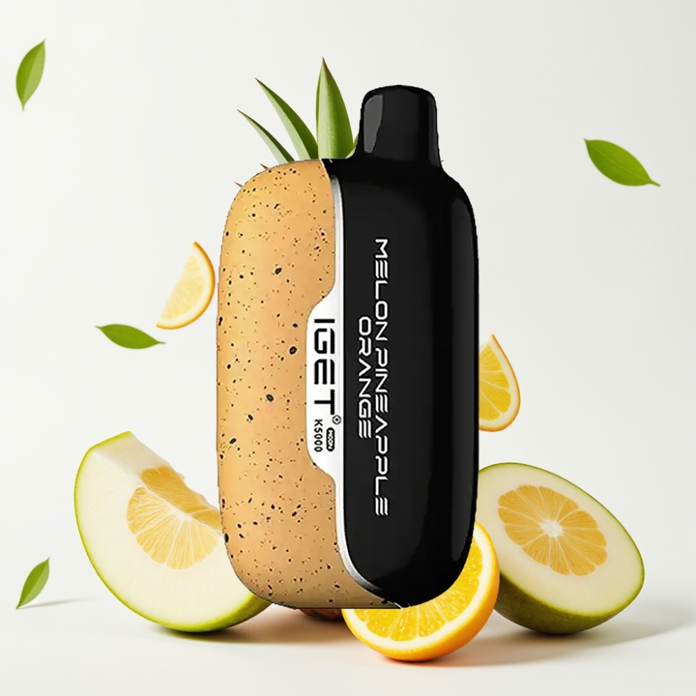 IGET Moon K5000 Puffs PC 1.35 Ohm Melon Ananas Appelsin