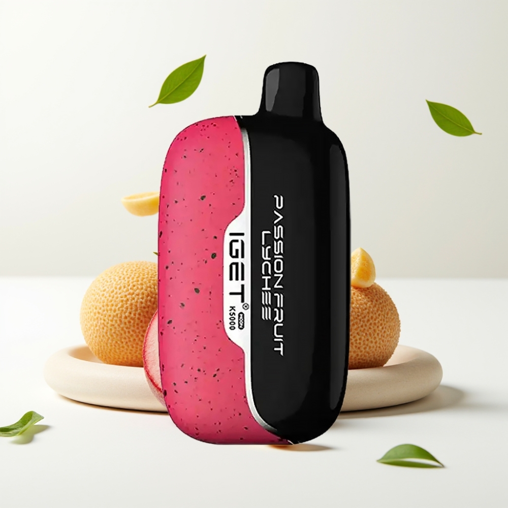 IGET Moon K5000 Puffs PC 1.35 Ohm Pasjonsfrukt Litchi
