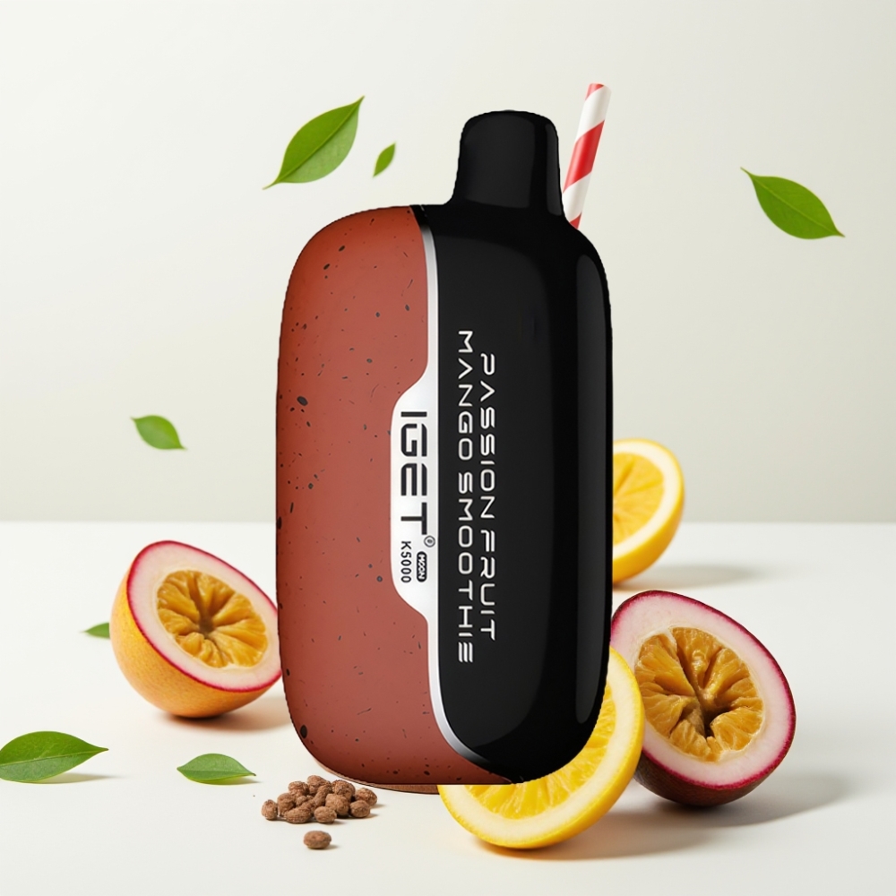 IGET Moon K5000 Puffs PC 1.35 Ohm Pasjonsfrukt Mango Smoothie