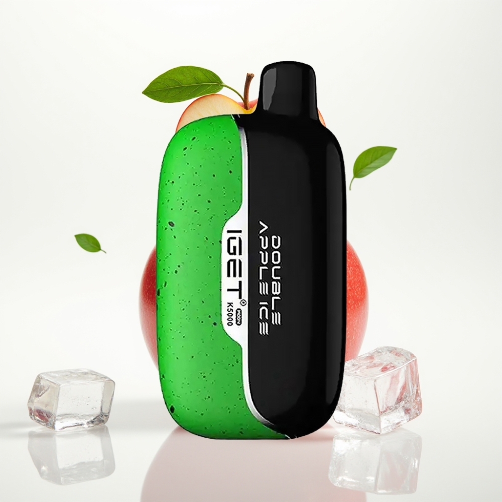 IGET Moon K5000 Puffs PC Dobbel Eple Is Mesh Coil 1.35 Ohm