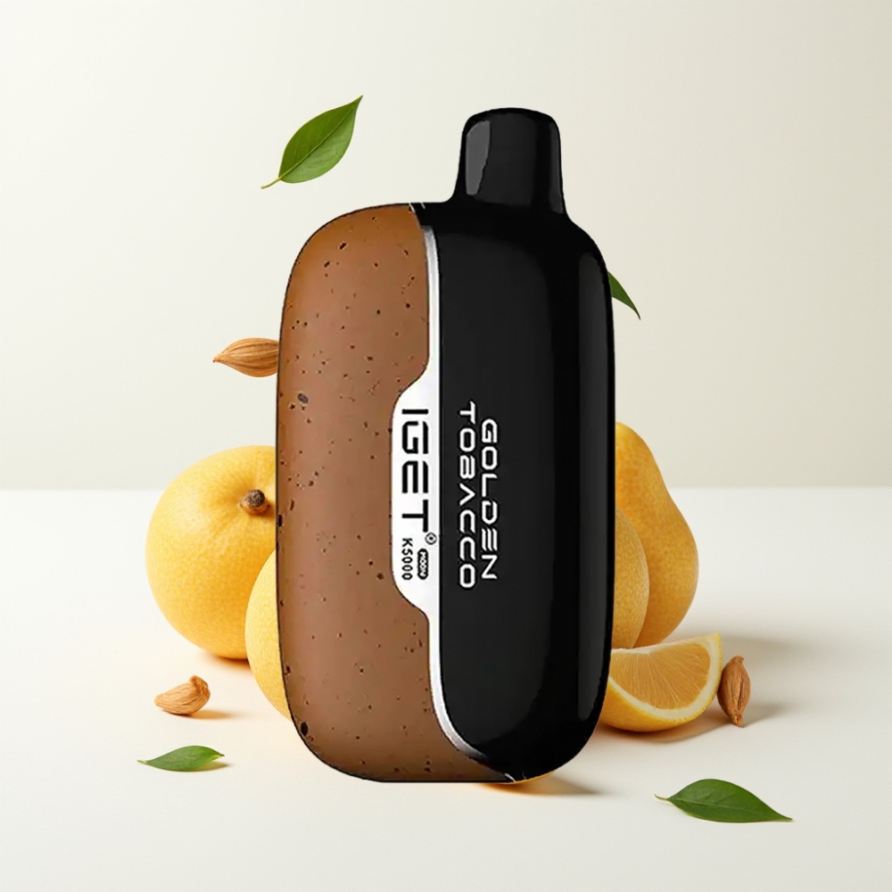 IGET Moon K5000 Puffs PC Gull Tobakk Mesh 1.35 Ohm