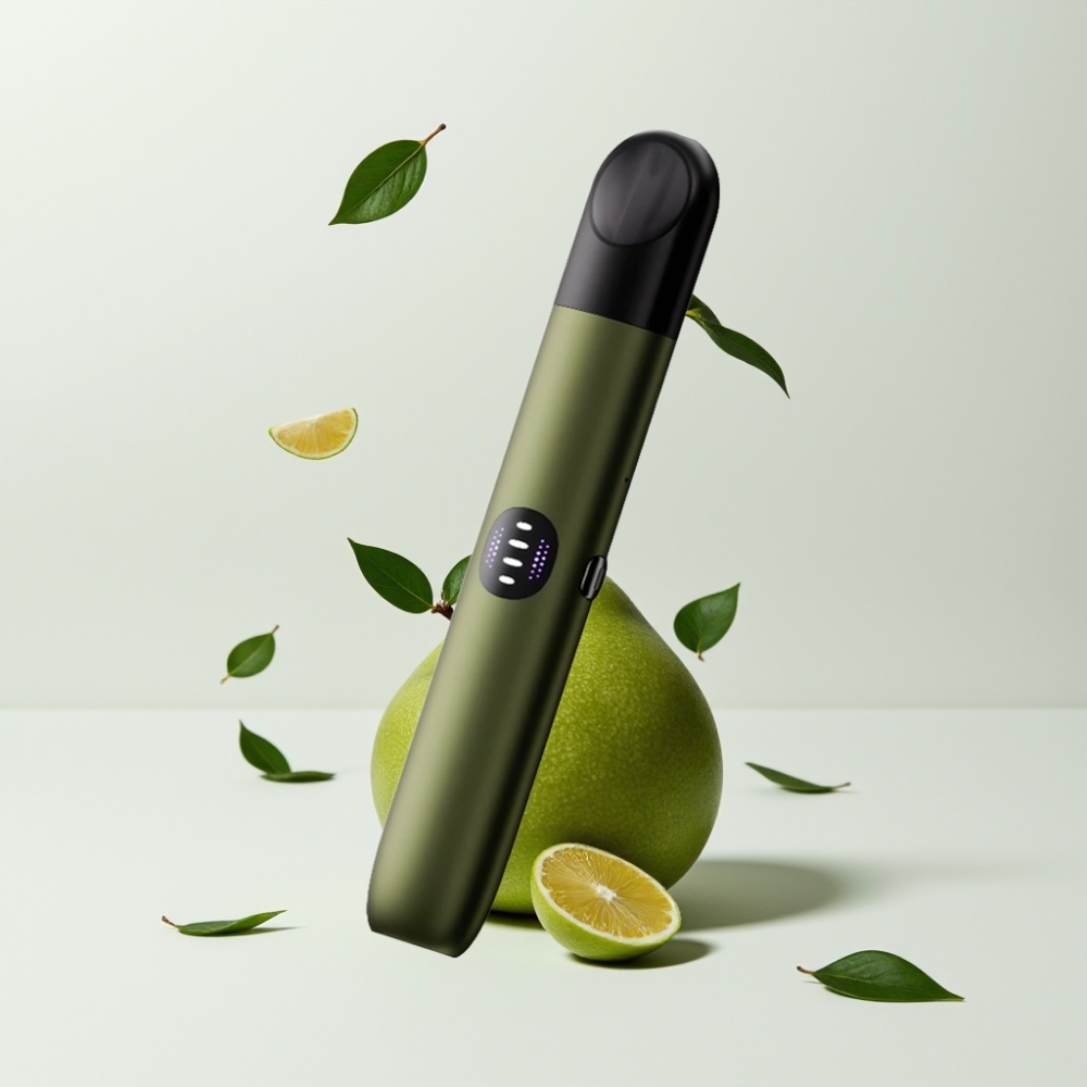 RELX Infinity 2 650 puffer metallisk design Grønnmarine