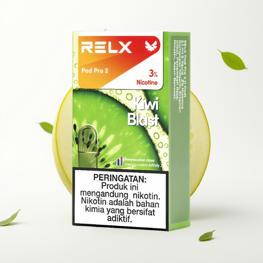 RELX Pod Pro 2 600 Puff 1,9ml 3% Nikotin Kiwi Eksplosjon
