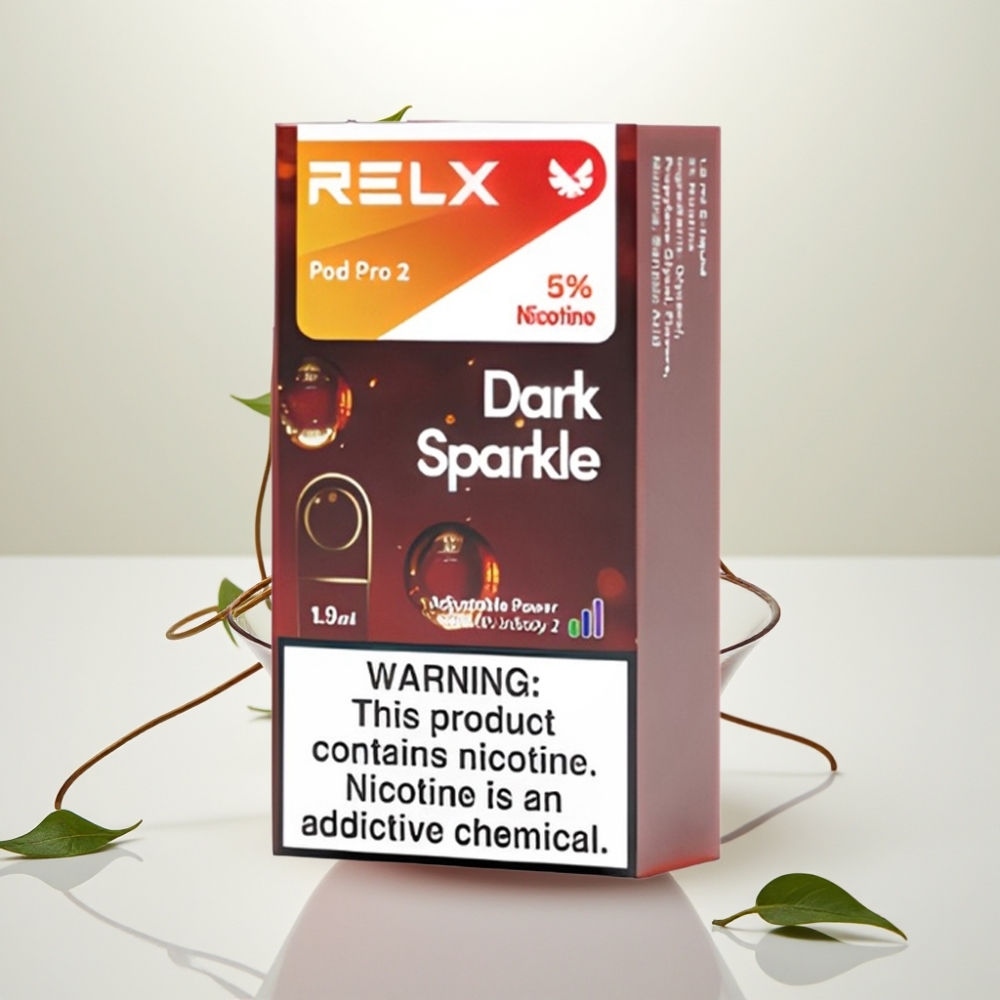 RELX Pod Pro 2 600 puffs 5% nikotin 1,9ml Mørk Gnist