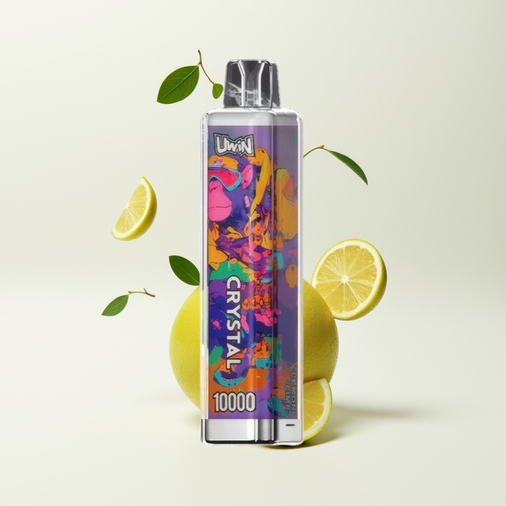 UWIN Crystal 10000 Puffs 18ml 650mAh RGB Sitron Lime
