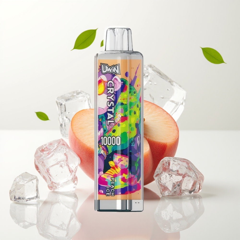 UWIN Crystal 10000 Puffs 18ml 650mAh Type-C Fersken Is