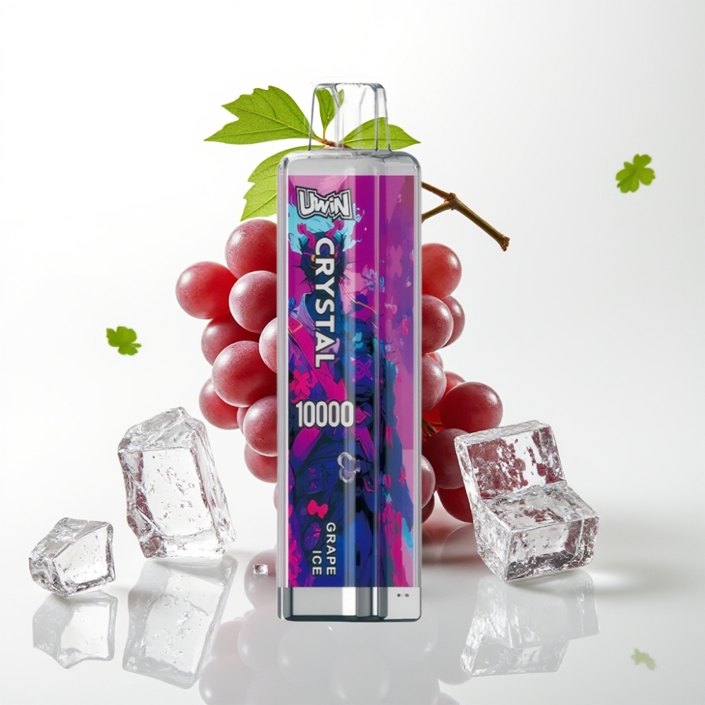 UWIN Crystal 10000 Puffs 18ml Dru Is RGB Type-C Hurtiglading