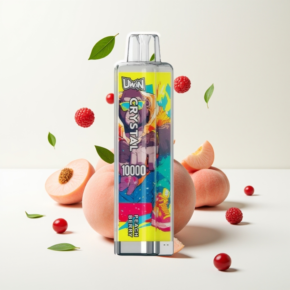 UWIN Crystal 10000 Puffs 18ml Type-C Ferskenbær