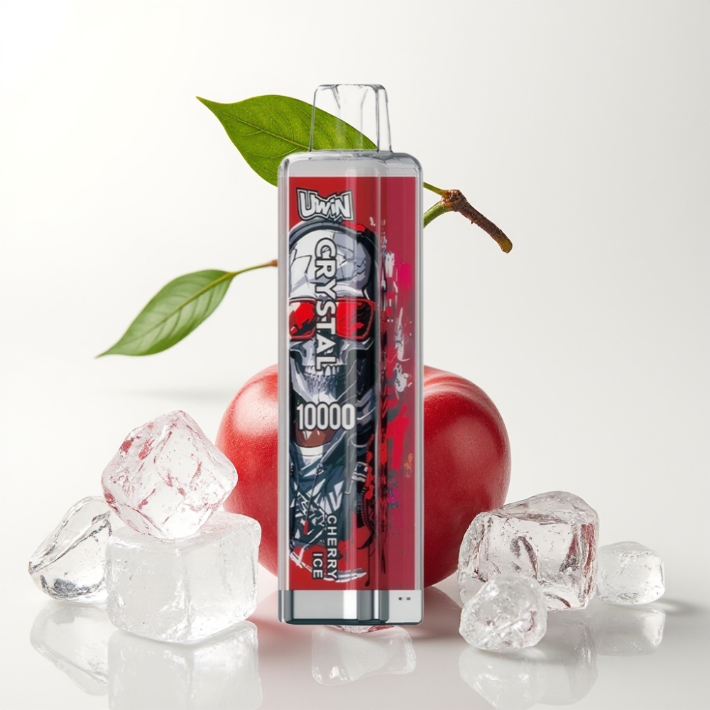UWIN Crystal 10000 Puffs 18ml Type-C RGB Kirsebær Is
