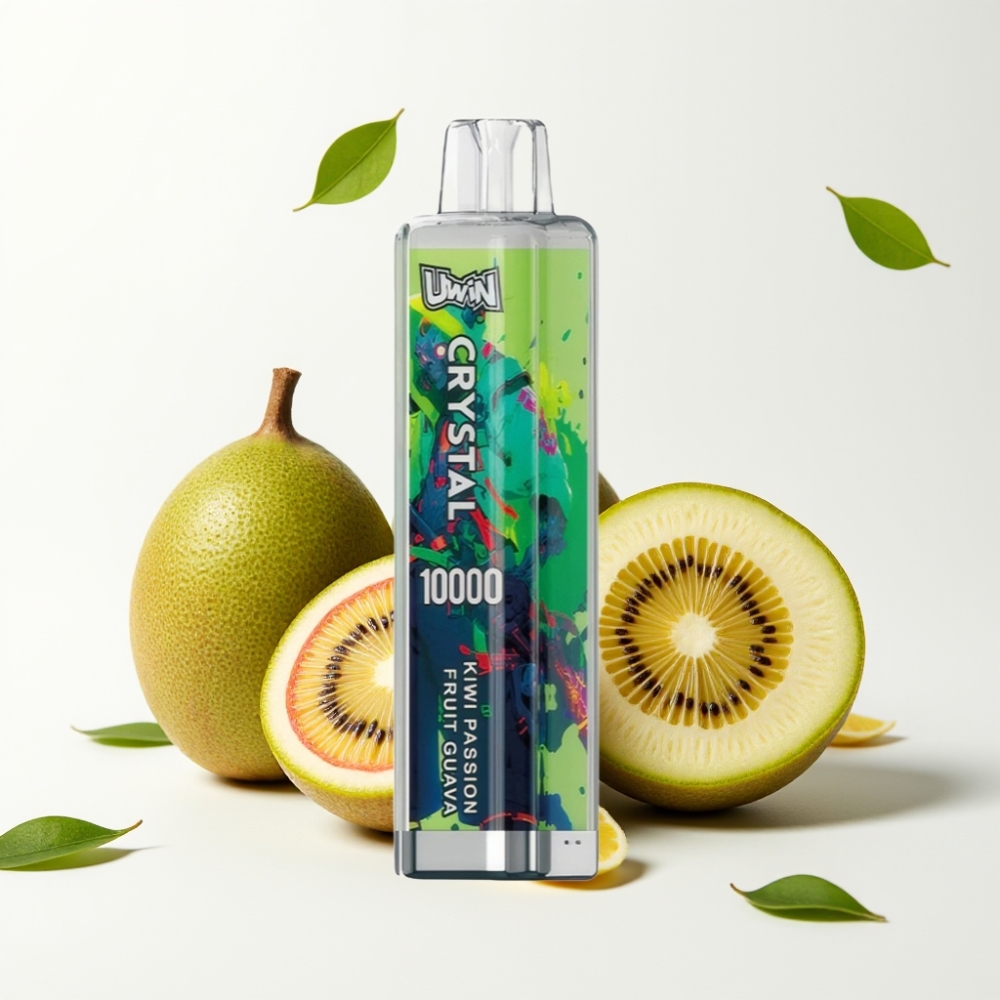 UWIN Crystal 10000 Puffs RGB 18ml Type-C Kiwi Pasjonsfrukt Guava