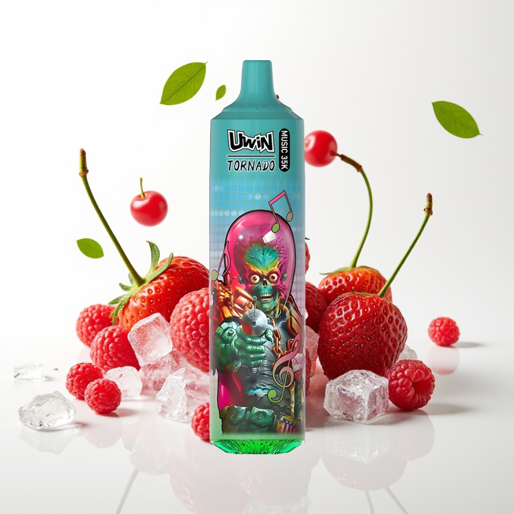 Uwin Tornado 35K Jordbær Bringebær Kirsebær Is Type-C 600mAh