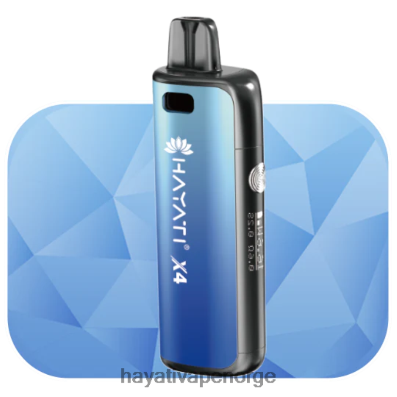 Hayati X4 påfyllbart podsystem HB440063 voldsomt blått Hayati vape norge