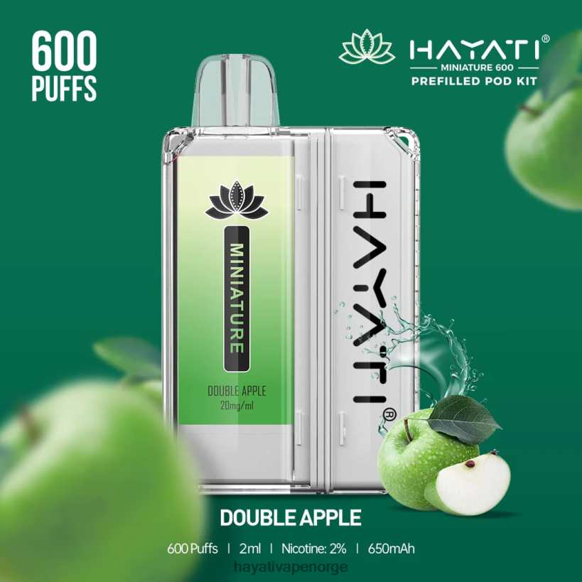Hayati Miniature 600 podsett HB440032 dobbelt eple Hayati oslo