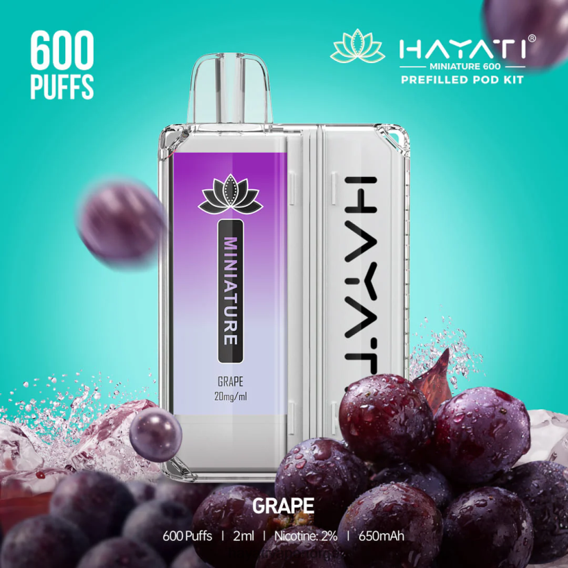 Hayati Miniature 600 podsett HB440036 drue Hayati vape review