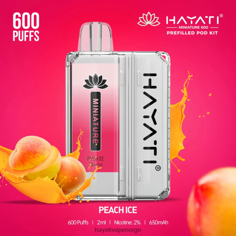 Hayati Miniature 600 podsett HB440041 fersken is Hayati norge