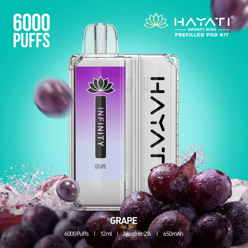 Hayati Infinity 6000 podsett HB4400150 drue Hayati vape shop